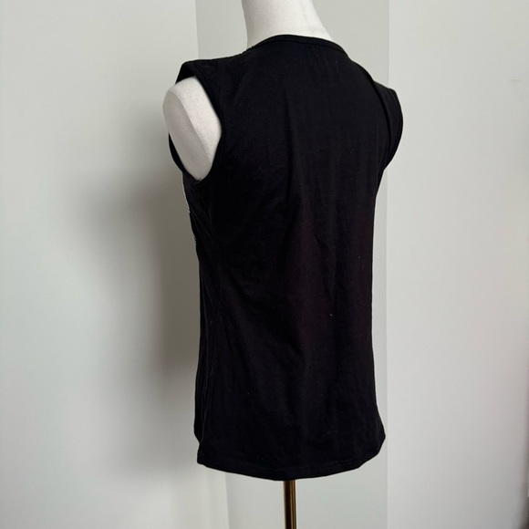 Vintage Vance bikercore cut out bling y2k tee goth punk XL - Picture 5 of 6